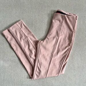Guess | Pink Faux Suede Slim Dress Pants